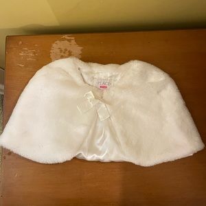 Toddler Girls Fuzzy Shawl